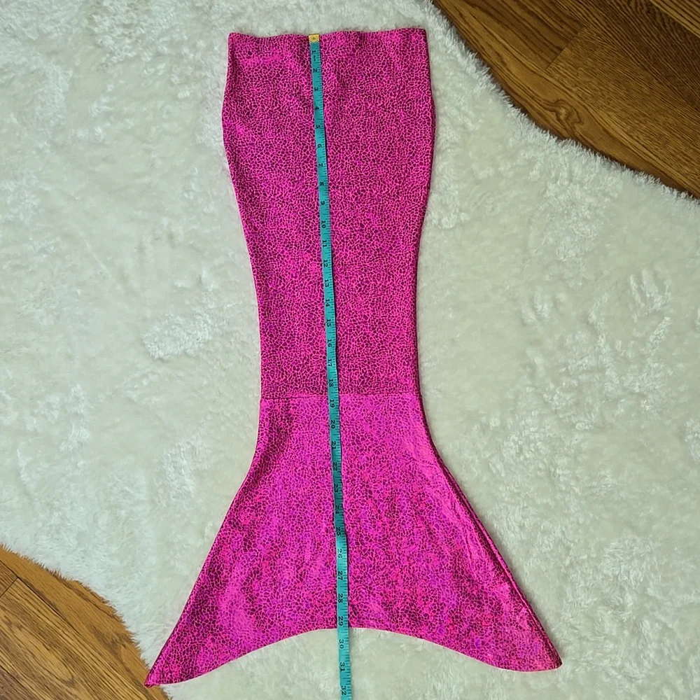 Hampton Mermaid Co. Pink Mermaid Tail, Girls 6, Great Condition